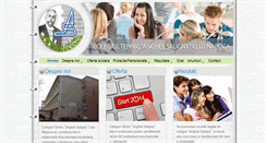 Desktop Screenshot of colegiul-saligny.ro